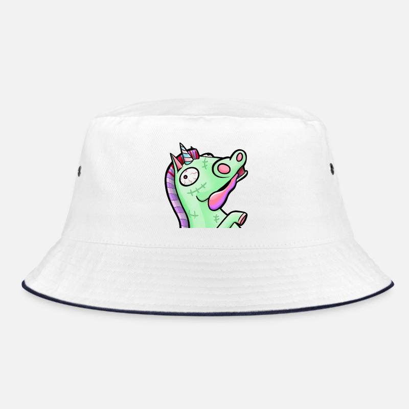 Licorne zombie Pastel Déjantée - Bob - blanc/marine