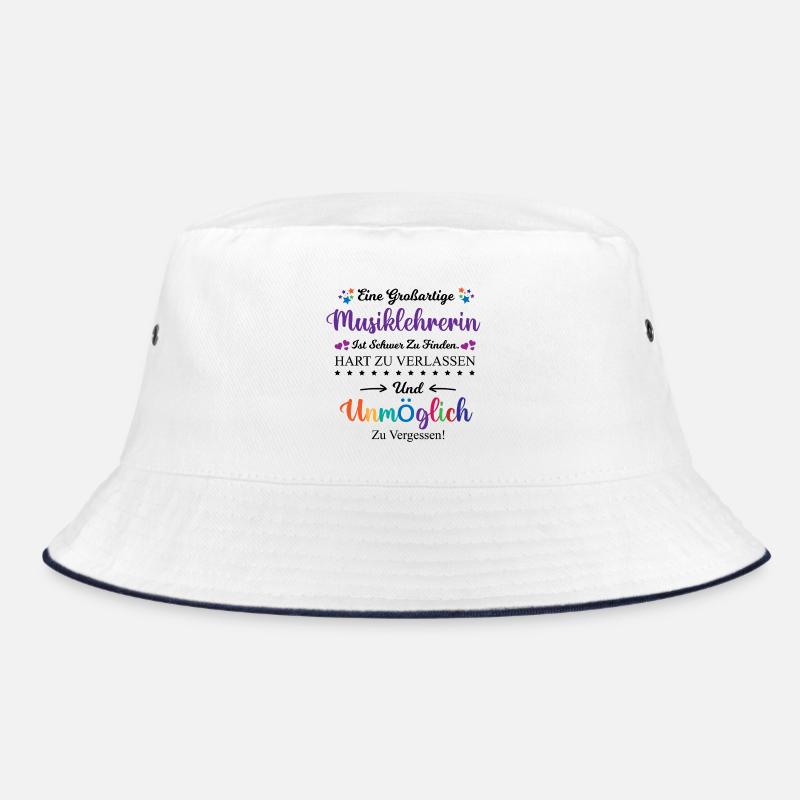 Musiklehrerin Beruf Abschied Geschenk Danke Spruch Bucket Hat
