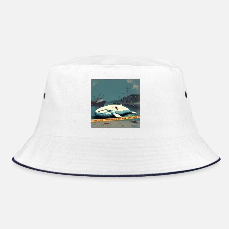 White Whale Found Dead at the Pier Bucket Hat