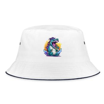 Dragon Singer avec micro - Bob - blanc/marine - Devant