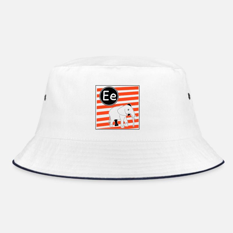 E for Elephant Letters for Learning to Read Bucket Hat