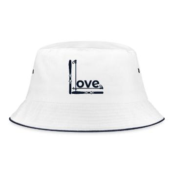 Ski d’Amour d’Hiver - Bob - blanc/marine - Devant