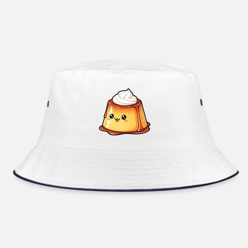 Kawaii Karamellpudding Bucket Hat