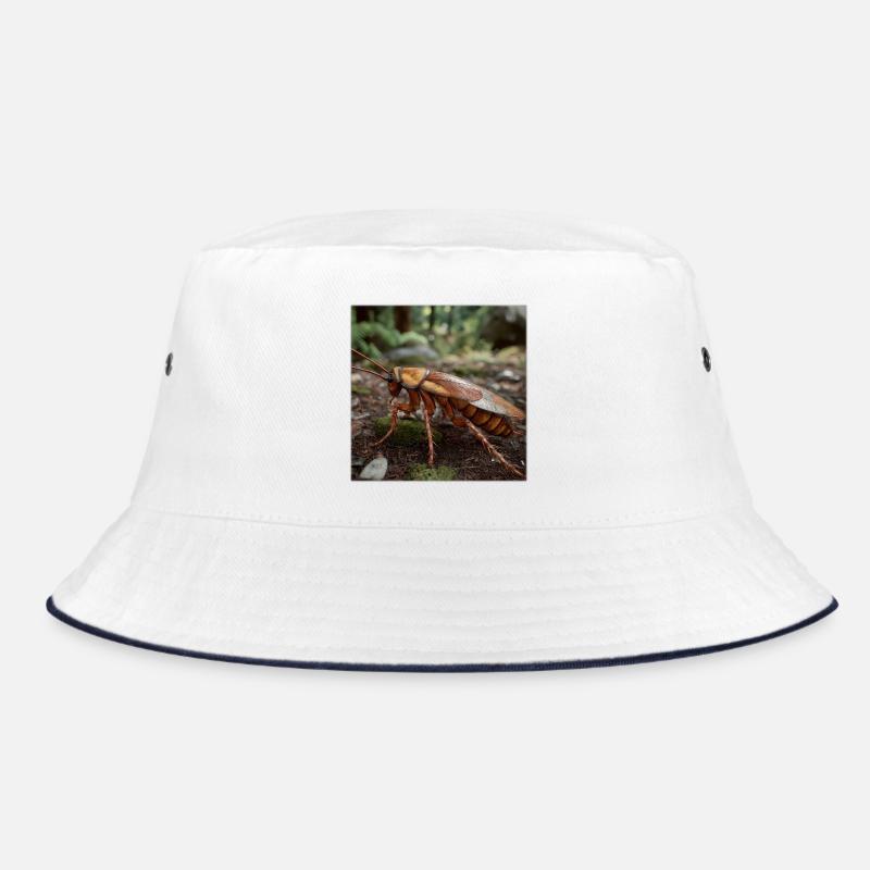Realistic Cockroach – Macro Insect Design Bucket Hat