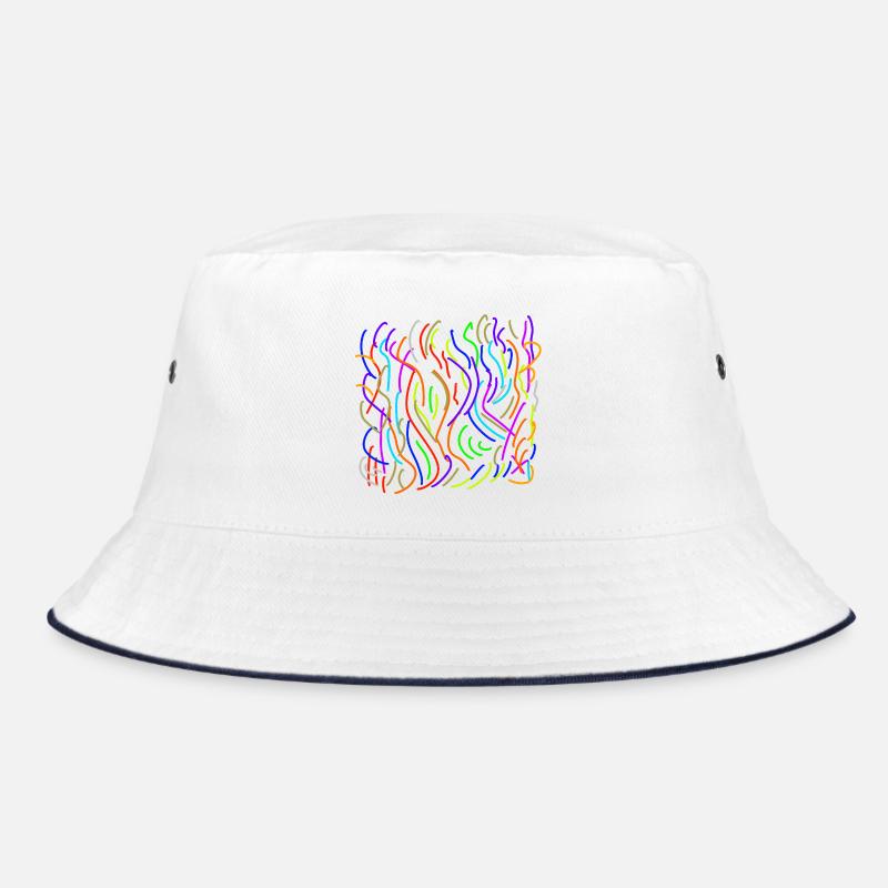 Colour flows on nothing Bucket Hat