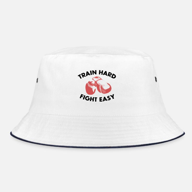 TRAIN HARD FIGHT EASY Bucket Hat