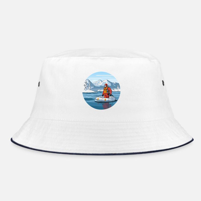 Alpine Rettungsfahrt im Eissee Bucket Hat
