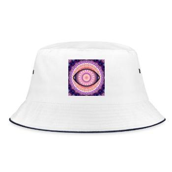 Eye of Truth - Bucket Hat - white/navy - Front