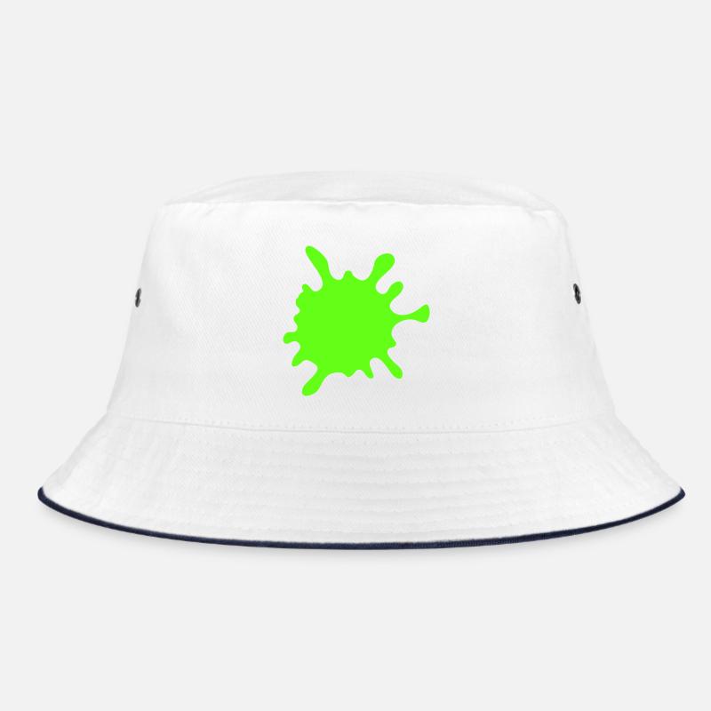 Neon Splash Splatter Bucket Hat