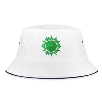 Keep Growing - Bucket Hat - white/navy - Front