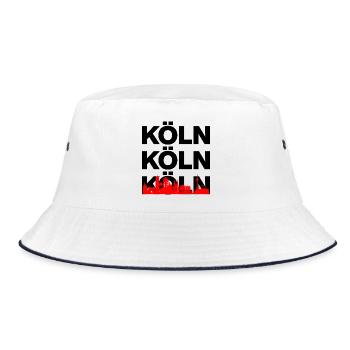 COLOGNE SKYLINE – DOM POWER ! - Bob - blanc/marine - Devant