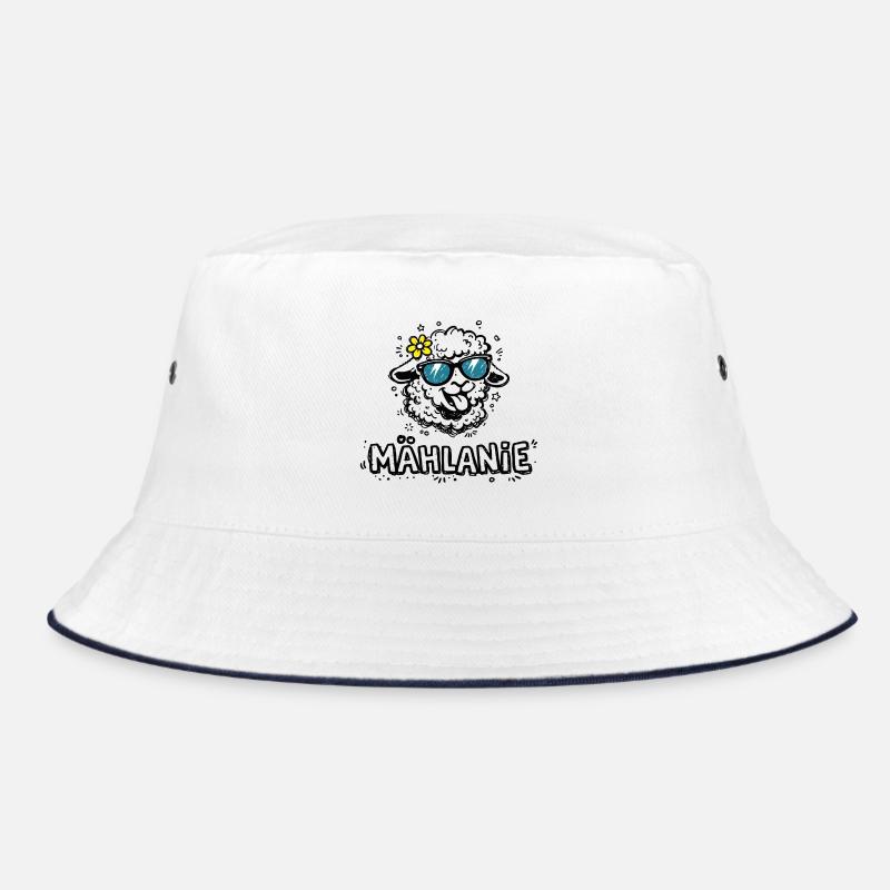 Mählanie Funny Sheep Pun Name Melanie Bucket Hat