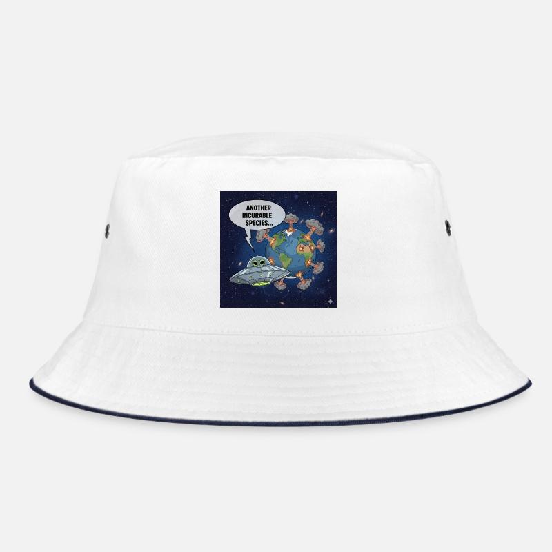 Alien UFO Observation - Another Irreparable Race Bucket Hat