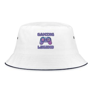 Idée cadeau pour joueur de jeu vidéo console - Bob - blanc/marine - Devant