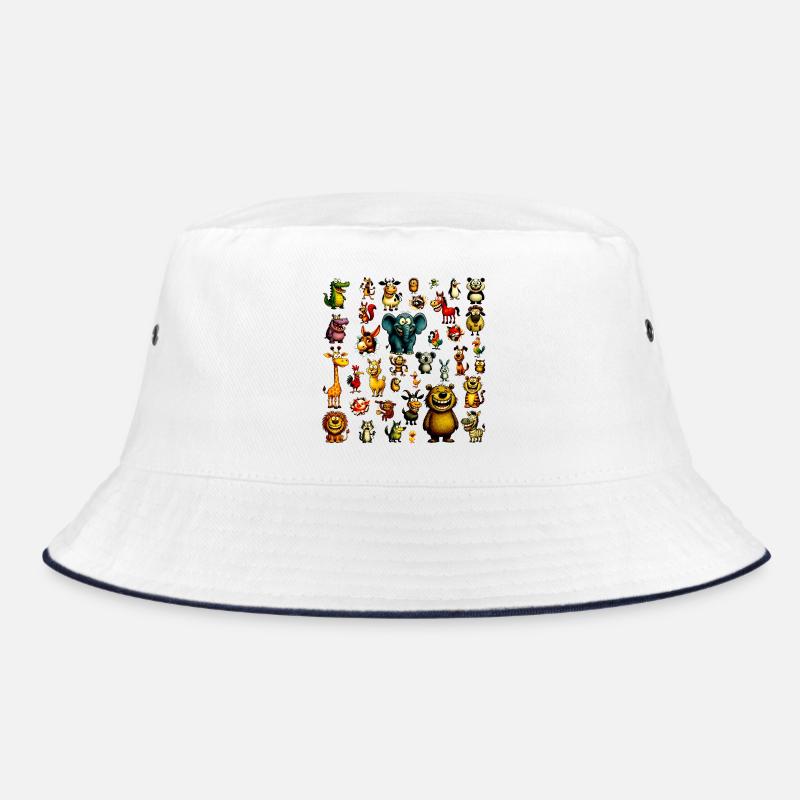 My First Animals - Cute Learning Design Bucket Hat
