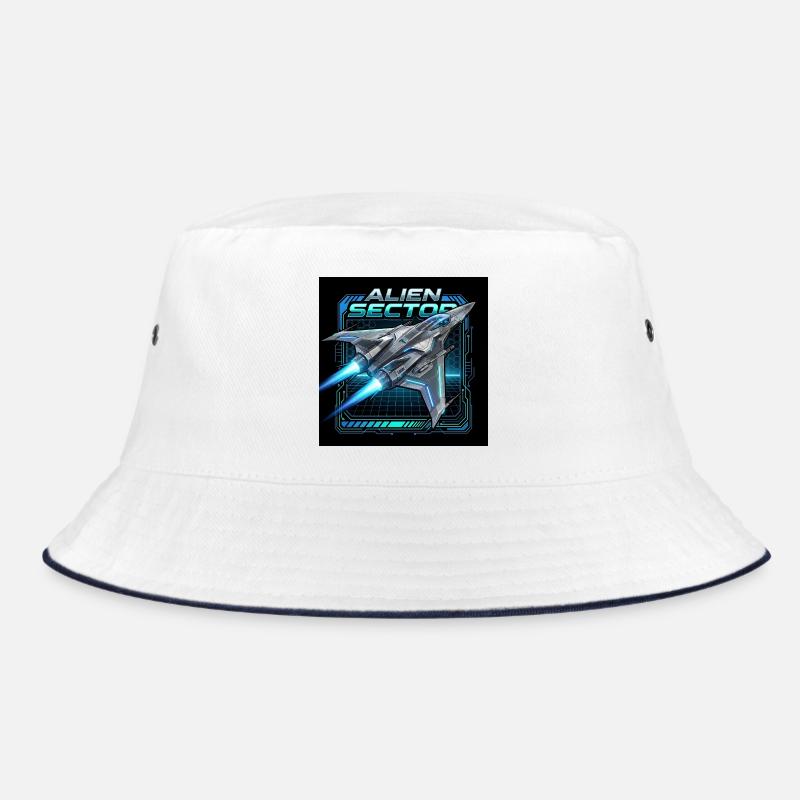 Alien Sector Nebula Fighter Bucket Hat