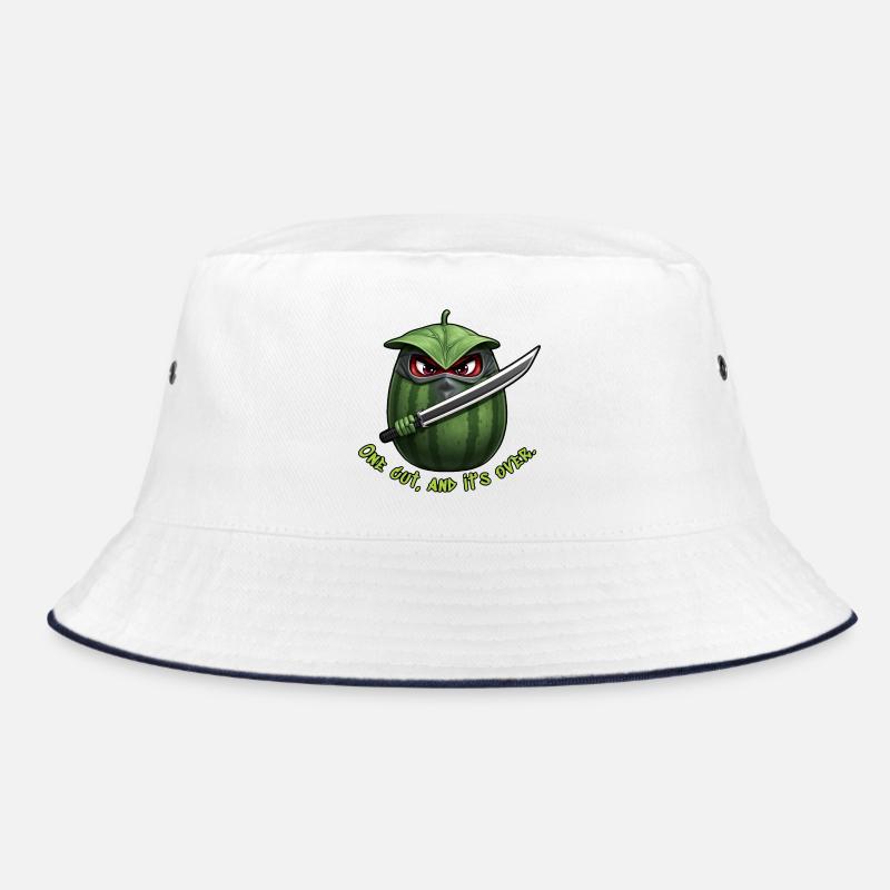 Watermelon Ninja: A Cut End Bucket Hat