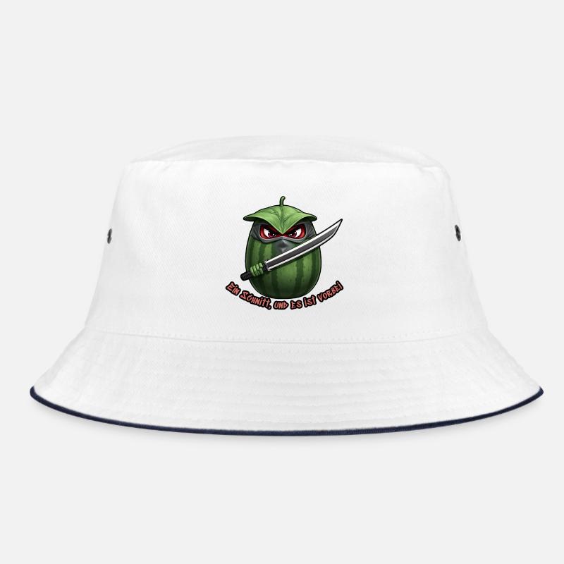 Watermelon Ninja Blade Bucket Hat