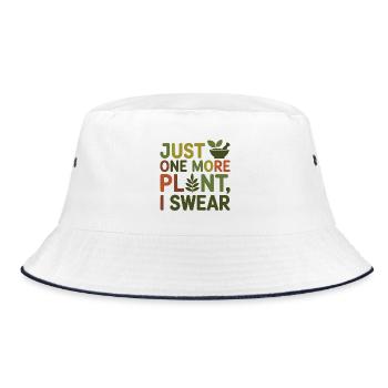 Herboriste, juste un professionnel de plus des plantes - Bob - blanc/marine - Devant