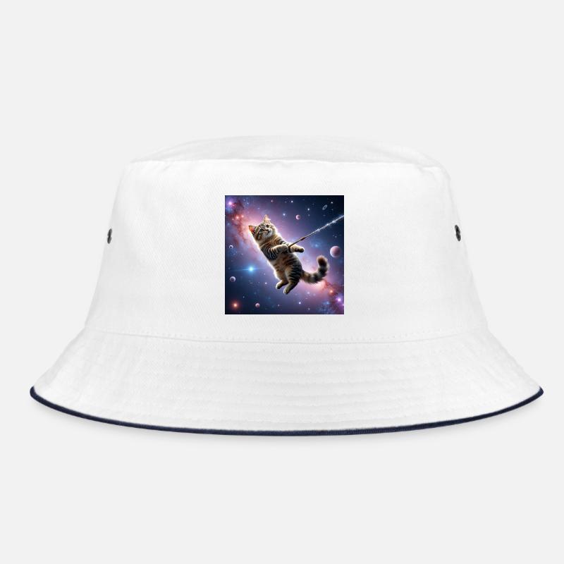 Katze im All Bucket Hat