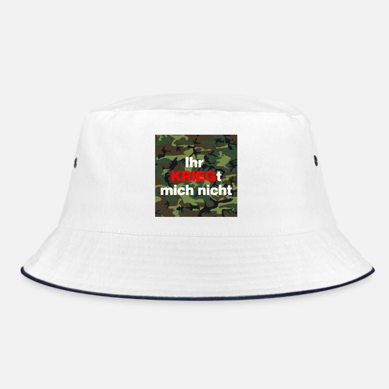 YOU WON'T GET ME, CONSCIENTIOUS OBJECTOR Bucket Hat