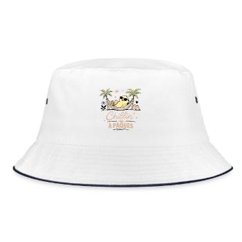Easter Chick - Bucket Hat - white/navy - Front