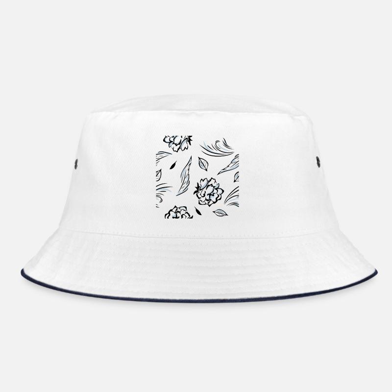 Seamless_pattern_with_roses Bucket Hat