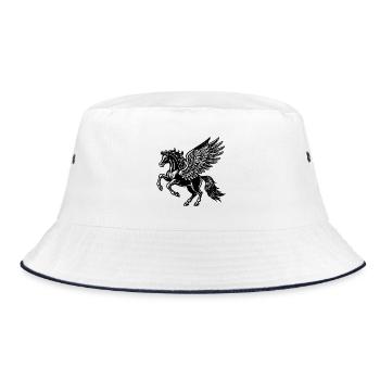 Pegasus - Bucket Hat - Weiß/Navy - Vorne