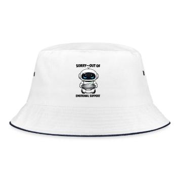 Snack Bot Küchenfreund - Bucket Hat - white/navy - Front