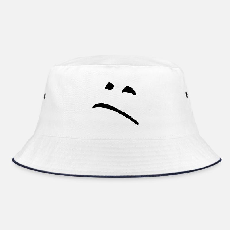 Triste - Bob - blanc/marine