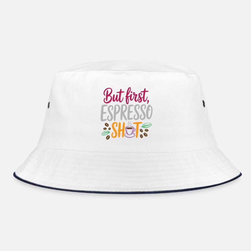 Aber erster Espresso-Shot Bucket Hat