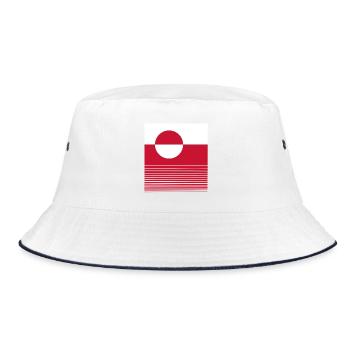 Greenland territory of the Kingdom of Denmark - Bucket Hat - white/navy - Front