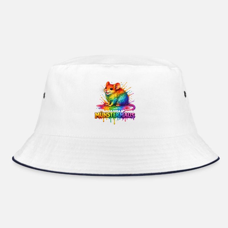 Munster Mouse Rainbow Bucket Hat