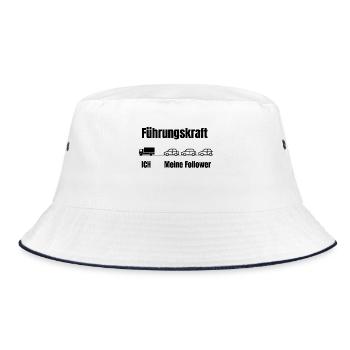 Executive and Followers Chain - Bucket Hat - white/navy - Front