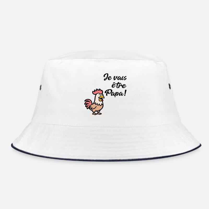 Chickens Daddy Chickens Bucket Hat