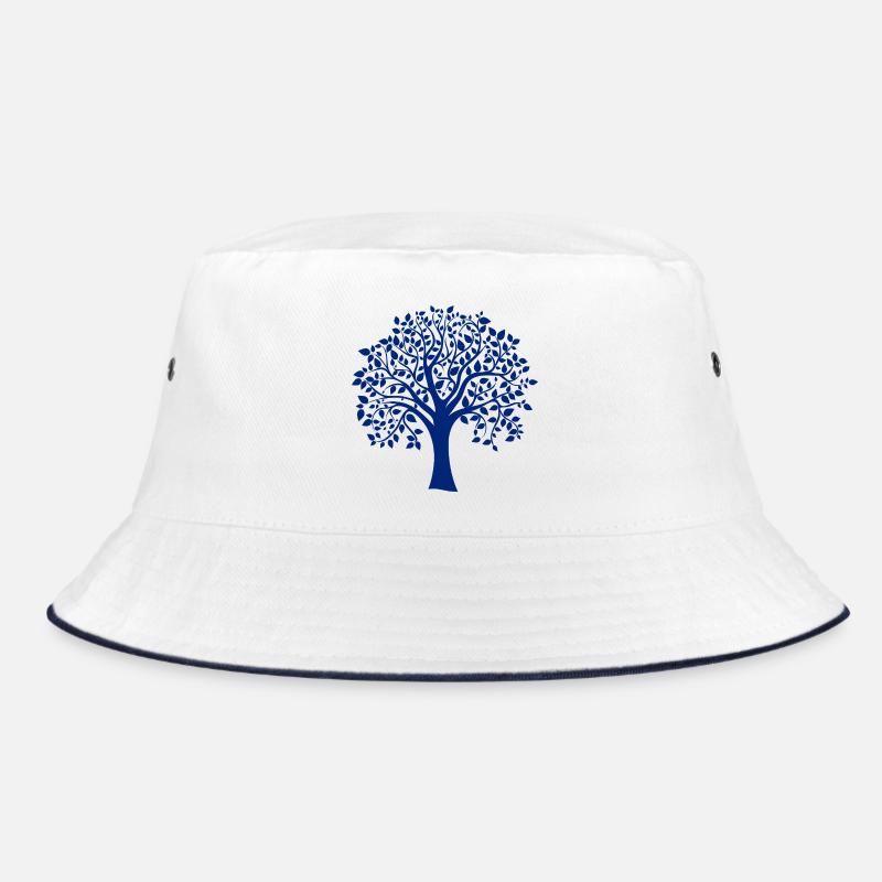Silhouette de base bleue à imprimé Jumbo Tree - Bob - blanc/marine
