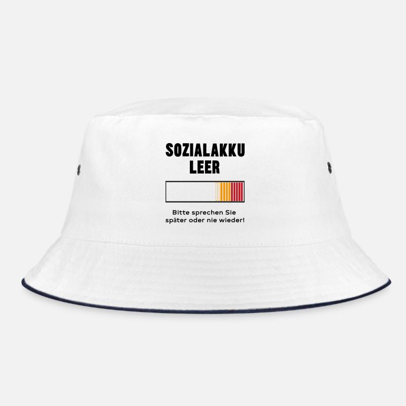 Energy Battery Bar Design Bucket Hat