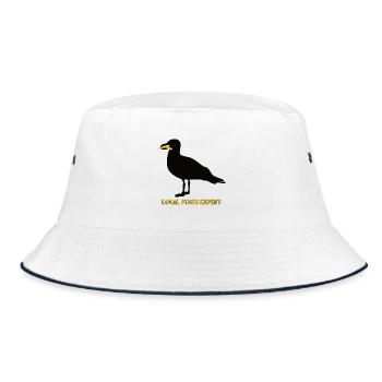 Local Food Expert - Schwarz - Bucket Hat - Weiß/Navy - Vorne