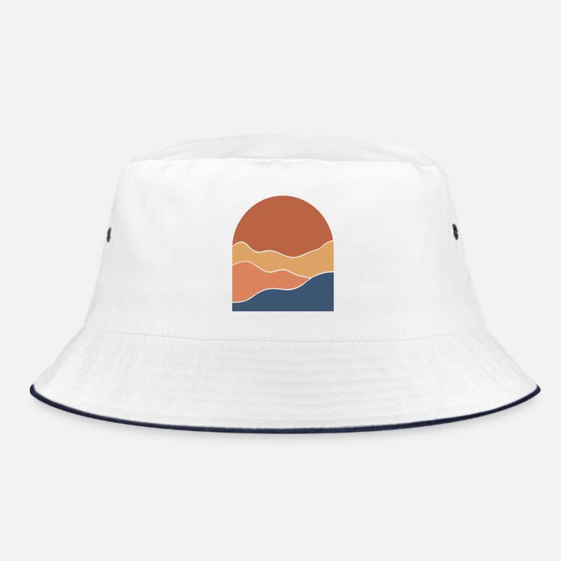 Warm Horizon Layers Bucket Hat