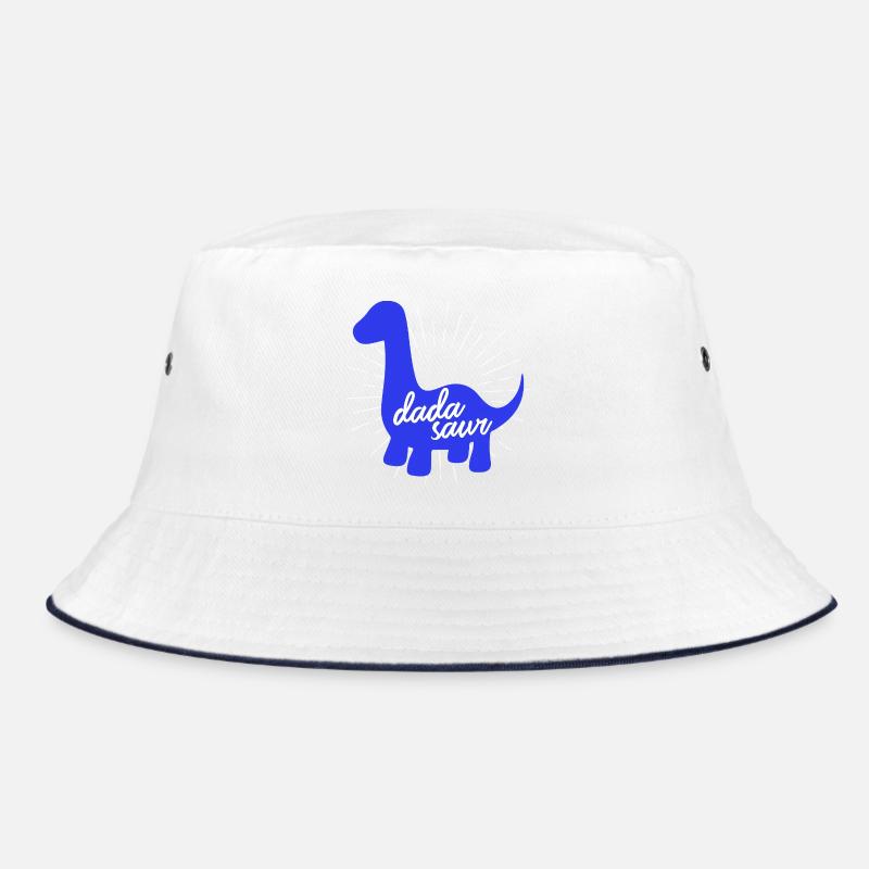 Daddysaurus Rex lustiges Dinosaurier-Slogan-Design Bucket Hat