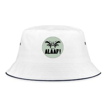 Carnival Costume Alaaf - Bucket Hat - white/navy - Front