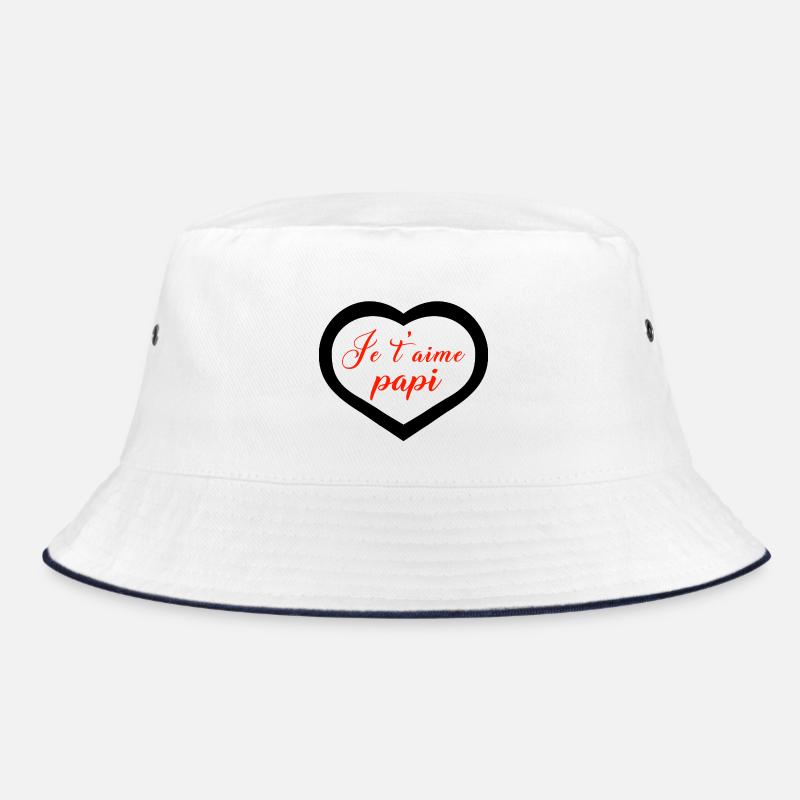 Herz, ich liebe dich, Opa. Bucket Hat