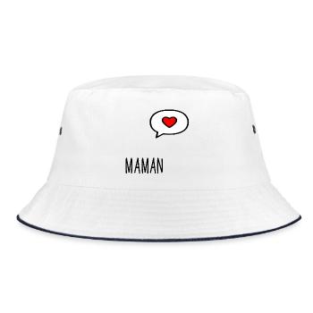 Fête des Mères Maman - Bob - blanc/marine - Devant