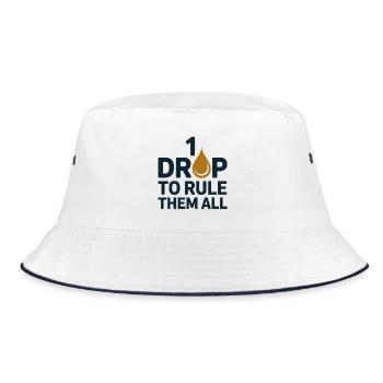 Homeopathy 1 Drop To Rule Them All Professional  - Bucket Hat - white/navy - Front