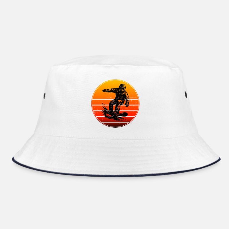 Snowboard motif with recognition value Bucket Hat