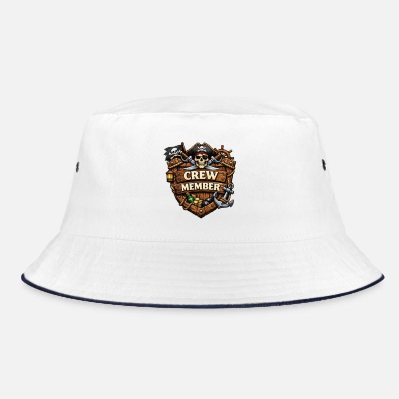 Pirat Crew Member Abzeichen Bucket Hat