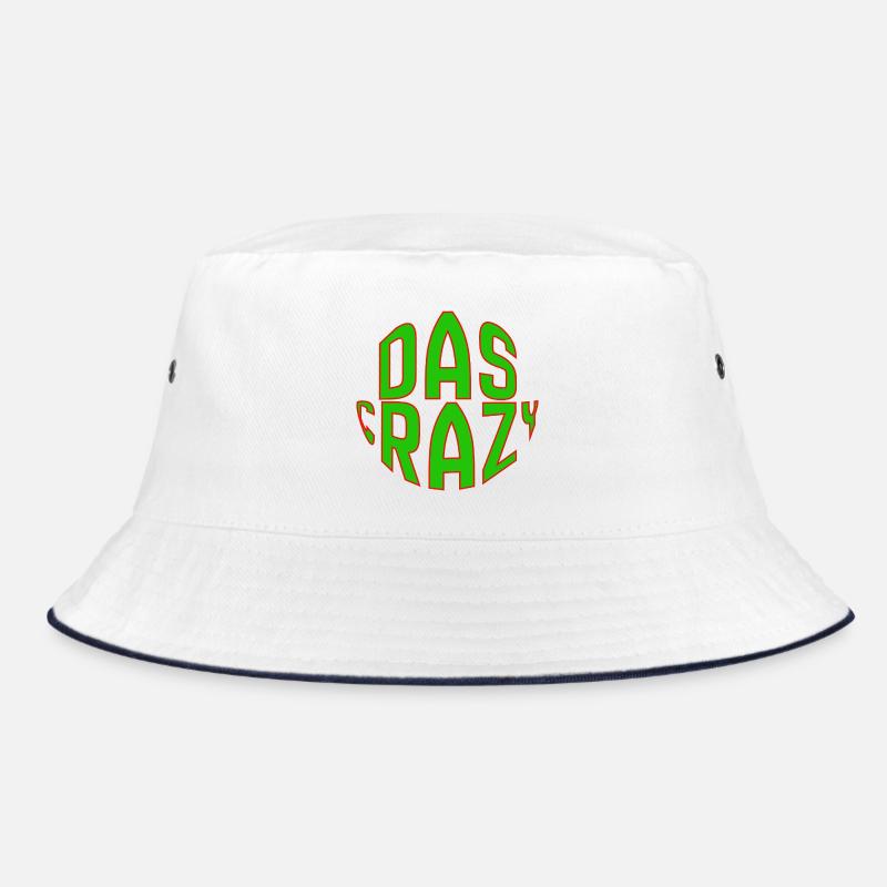 Das Crazy Grüne Comic-Schrift Design Bucket Hat