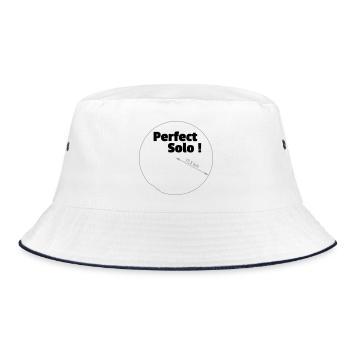 Perfect Solo - Bucket Hat - white/navy - Front
