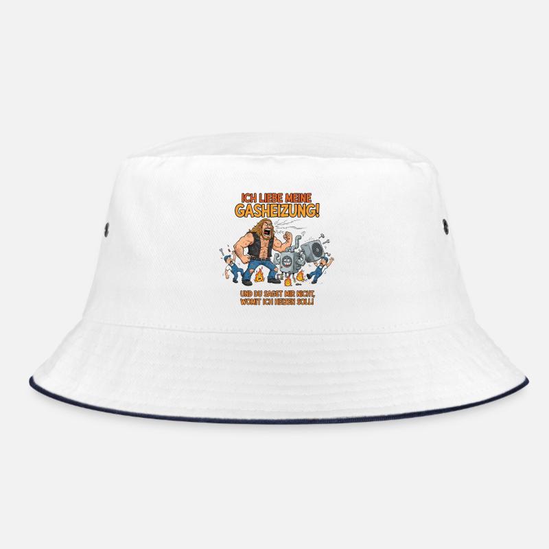 Funny saying gas heating Bucket Hat