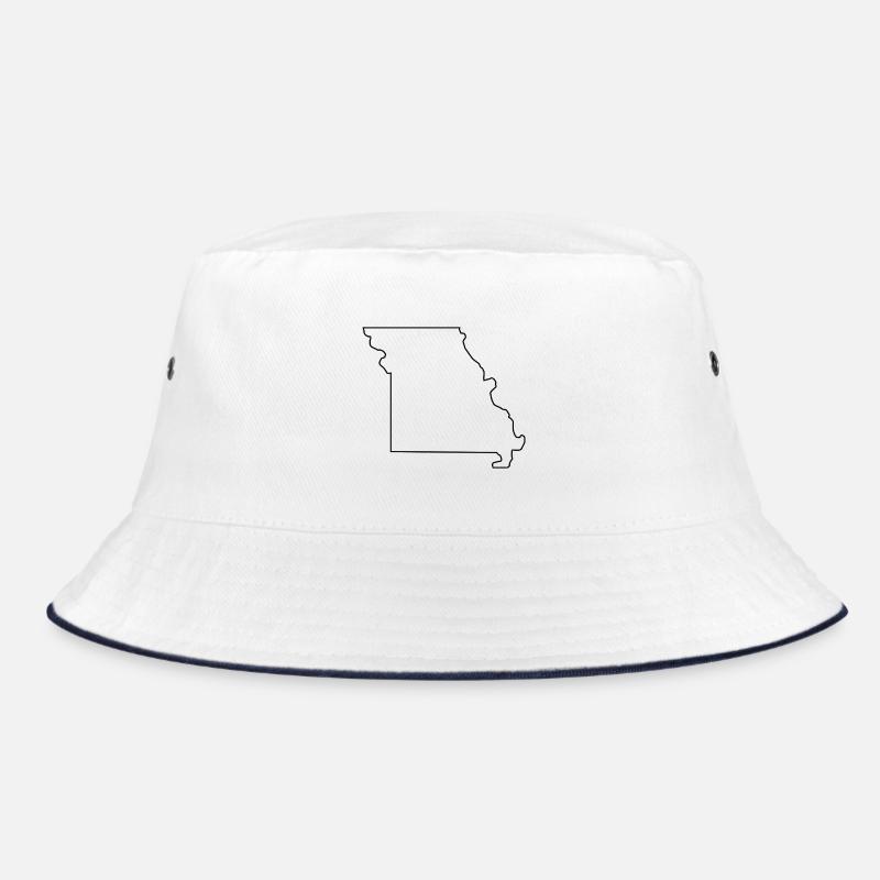 Missouri map Bucket Hat